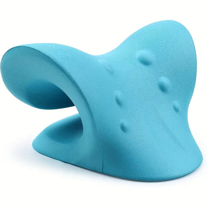 C-Shaped Pillow Neck and Shoulder Relaxer, Cervical Traction Device for TMJ Pain Relief and Cervical Spine Alignment, Chiropract
