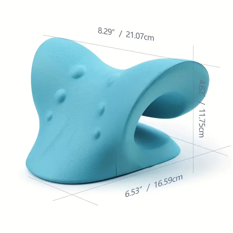 C-Type Neck Shoulder Relaxer Cervical Spine Stretch Muscle Relaxation Traction Device Massage Pillow Correction Chiropractic